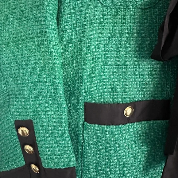 Tuckernuck Green and Black Mini Dress - Picture 3 of 4